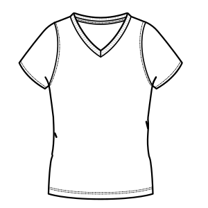 Fashion sewing patterns for Football T-Shirt 7386